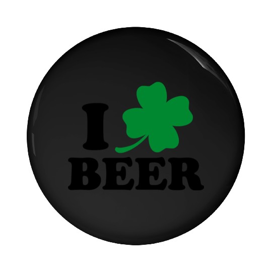 I Love Beer St Patricks Day Pin Buttons