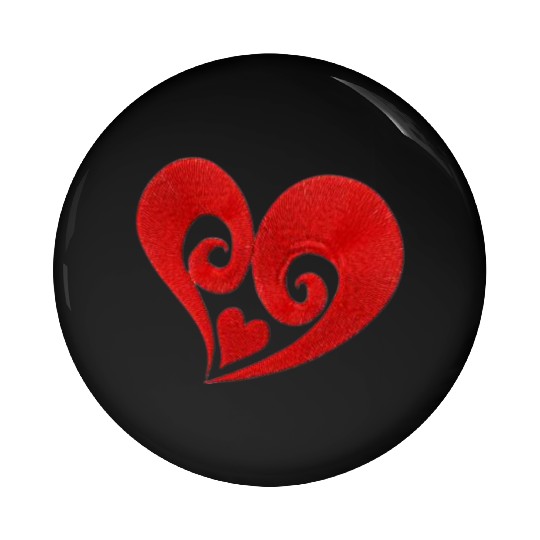 LOVE, LOVE, LOVE. Hearts and Love. Pin Buttons