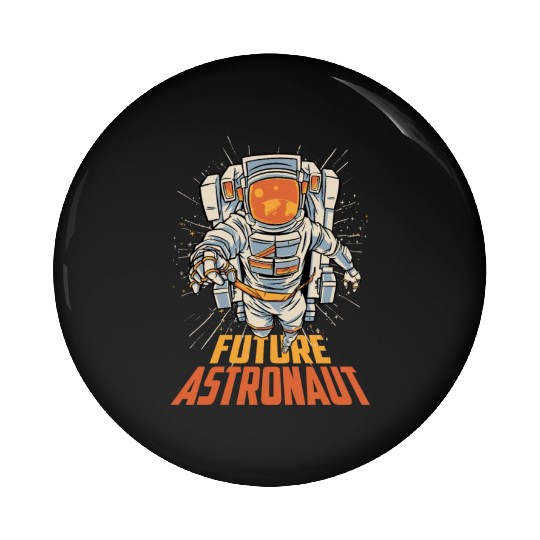 Future Astronaut Space Astronomy Planets Rocket Pin Buttons