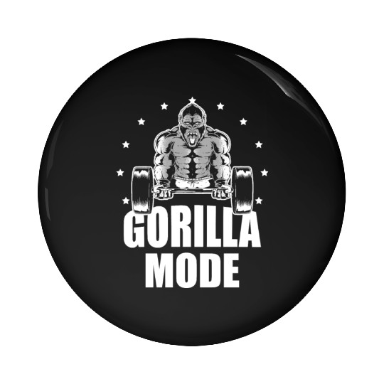Gorilla Mode Monkey Whisperer Animal Zookeeper Pin Buttons