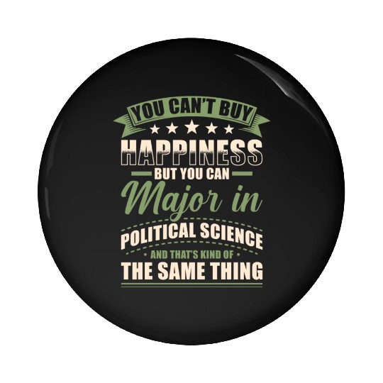 Political Science Major Pin Buttons