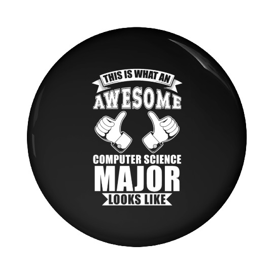 Computer Science Major Pin Buttons