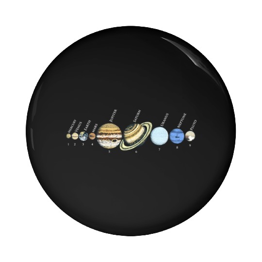 Solar System Astrophysic Planets, Solar System Pin Buttons