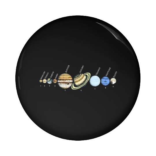 Solar System Astrophysic Planets, Solar System Pin Buttons
