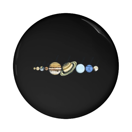 Solar System Astrophysic Planets, Solar System Pin Buttons