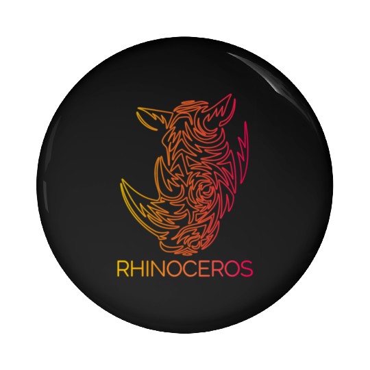 rhinoceros Pin Buttons