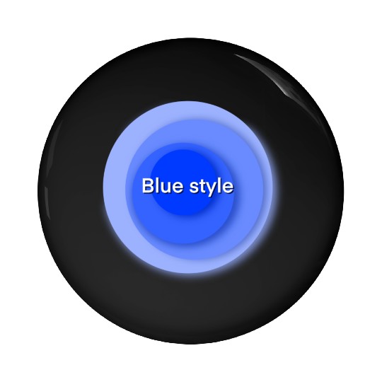 Blue style circle combines Pin Buttons