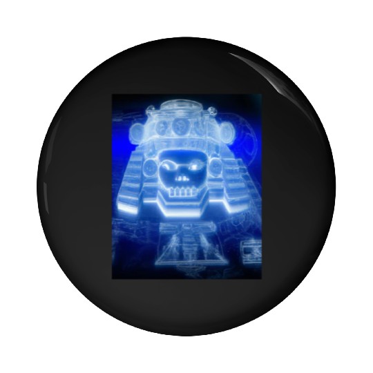 Maya Blueprints Inca Mask Drawing Ancient Pin Buttons