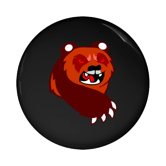 angry panda Pin Buttons