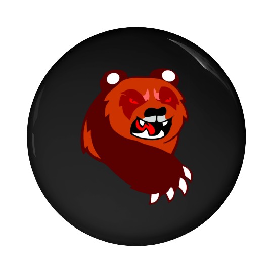 angry panda Pin Buttons