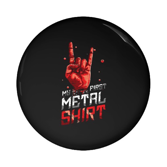 Metal Kid Rock Sign Rock Hand First Metal Pin Buttons