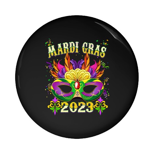 Mardi Gras Carnival - Mardi Gras 2023 Pin Buttons