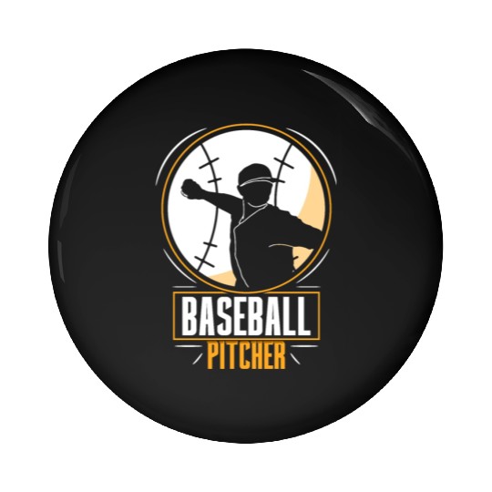 Baseball Pitcher Hobby Player Sayings Pin Buttons