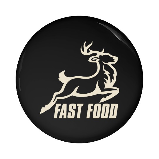 DEER FAST FOOD, Dad Hunter, Gifts For Hunters Pin Buttons