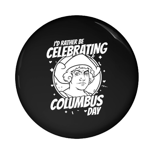 Columbus Day 1492 Pin Buttons