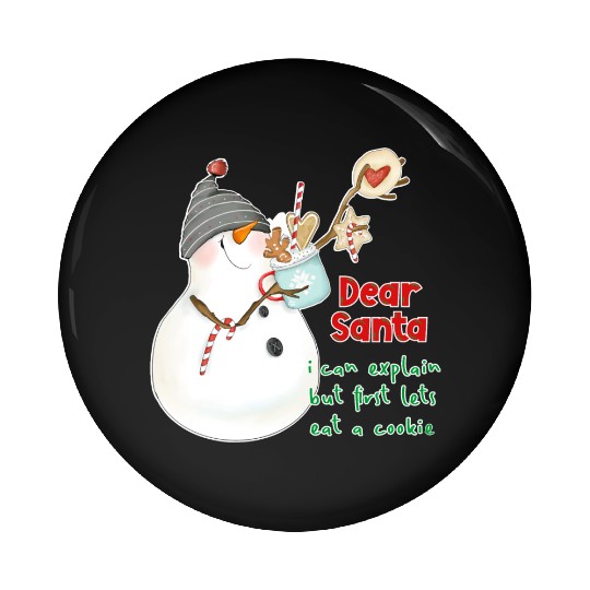 Dear Santa I can explain Pin Buttons