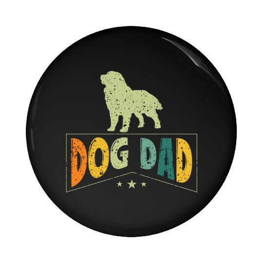 Dog Dad Cute Puppy Dog Owners Pet Lover Gift Ideas Pin Buttons