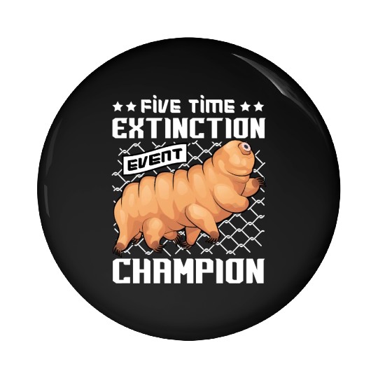 Moss Piglet Science Biology Tardigrade Lover Pin Buttons