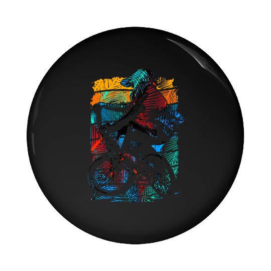 Retro Beach Bmx Bike - Vintage Bmx Racing Pin Buttons