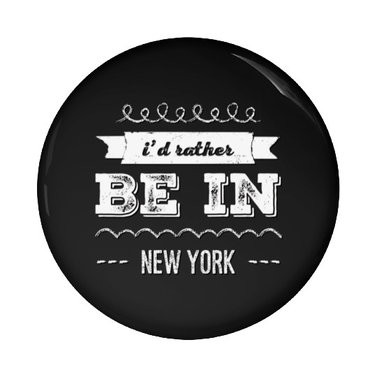 I'd rather be in New York City taxi Broadway Wall Pin Buttons