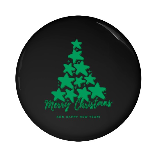 Tree Christmas Pin Buttons