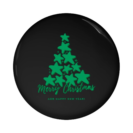Tree Christmas Pin Buttons