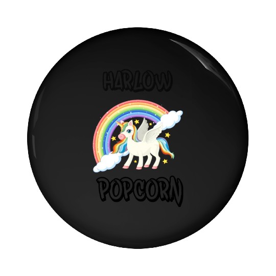 Harlow And Popcorn Merch Popcorn The Pony Pin Buttons