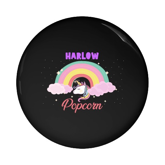 Harlow and Popcorn Merch Popcorn the Pony Pin Buttons