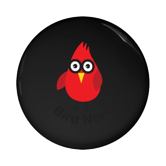 Bird Nerd Pin Buttons