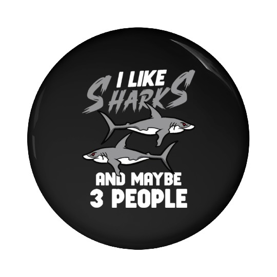 Shark Ocean Predator Sea Creature Pin Buttons