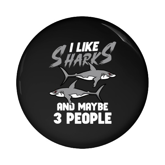 Shark Ocean Predator Sea Creature Pin Buttons