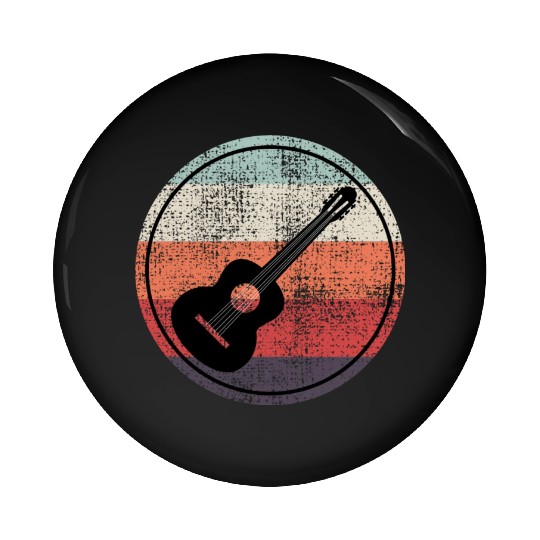 Acoustic Guitar Player Music Musician Guitarist Pin Buttons