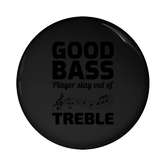 Bass Guitar Player Music Musician Bassist Funny Pin Buttons
