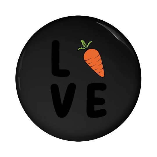 Carrot Love-Vegetable Love Pin Buttons