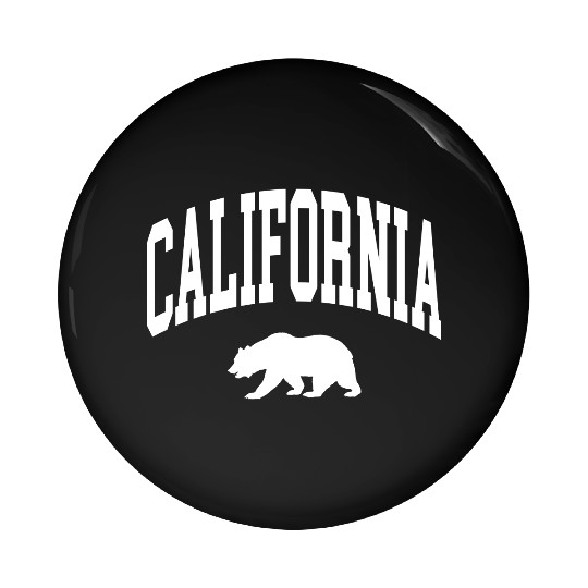 California Bear Pin Buttons