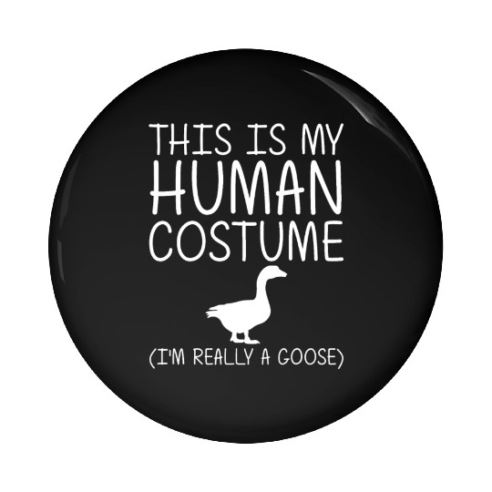 Goose Easy Halloween Human Costume Waterfowl Anima Pin Buttons