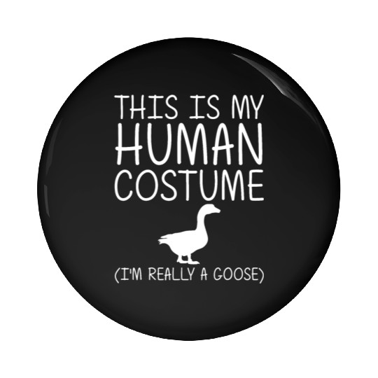 Goose Easy Halloween Human Costume Waterfowl Anima Pin Buttons
