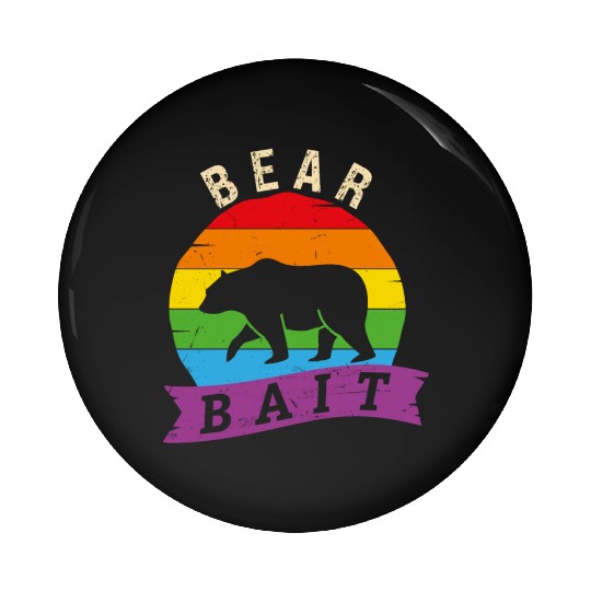 Gay Bear Bait Pride - Subgroup LGBTQ Community Pin Buttons