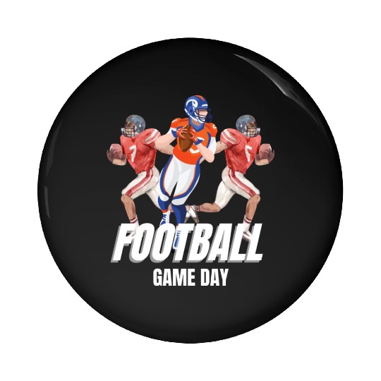Football Game Day Vibes , Football Season Pin Buttons