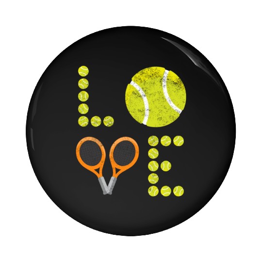 LOVE Tennis - Passion - Gift Idea Tennis Pin Buttons