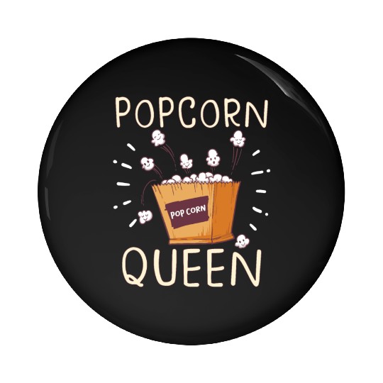 Movie Watching Cinema Popcorn Binge Watching Pin Buttons