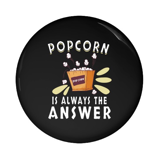 Movie Watching Cinema Popcorn Binge Watching Pin Buttons