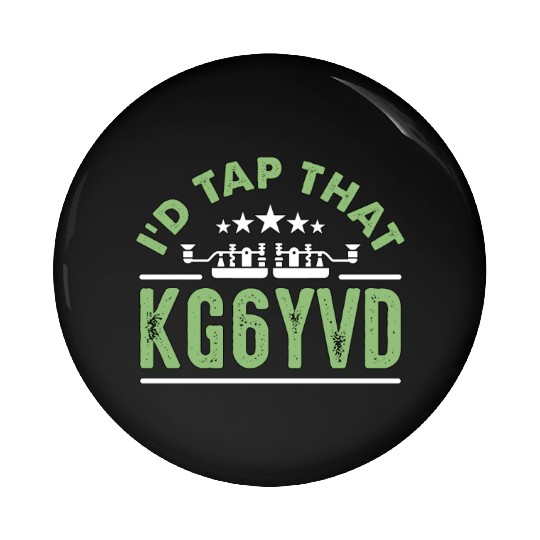 Ham Radio I'd Tap That Antenna Ham Radio Operator Pin Buttons