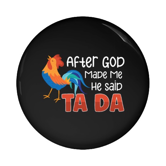 Chicken Farmer Gift Funny Chickens Country Farm Pin Buttons