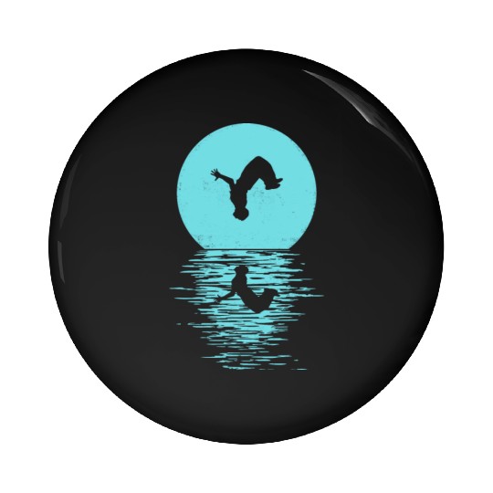 Parkour, Freerunning, Street Workout Acrobatic Pin Buttons