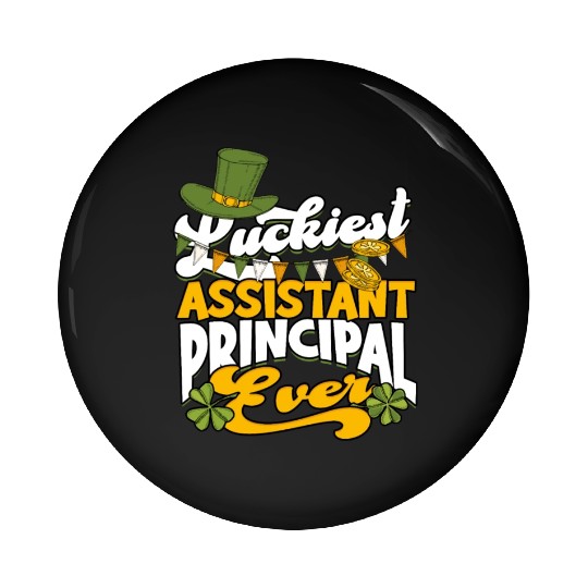 Assistant Principal Back School Teacher Principal Pin Buttons