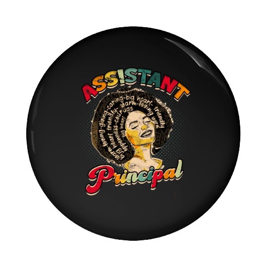 Assistant Principal Back School Teacher Principal Pin Buttons