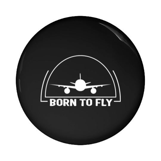 Pilot Pin Buttons, Born To Fly Traffic Controller