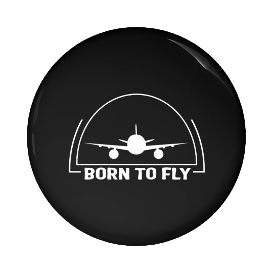 Pilot Pin Buttons, Born To Fly Traffic Controller