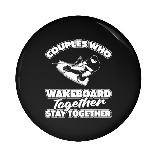 Wakeboard Wakeboarding Couple Pin Buttons